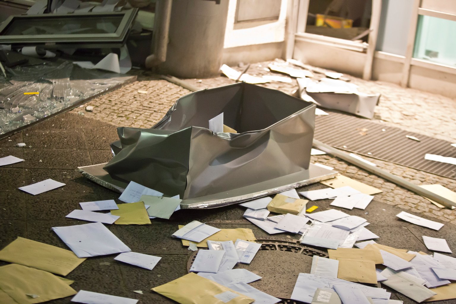 Chaos vor dem Jobcenter.