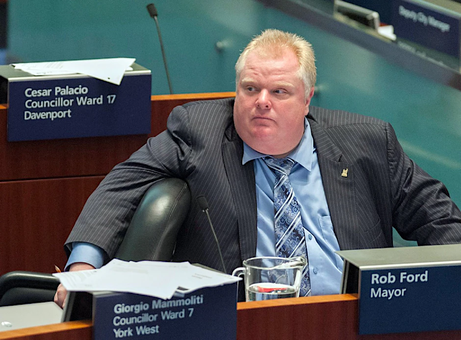 Kein Leichtgewicht: Der Bürgermeister von Toronto, Rob Ford.