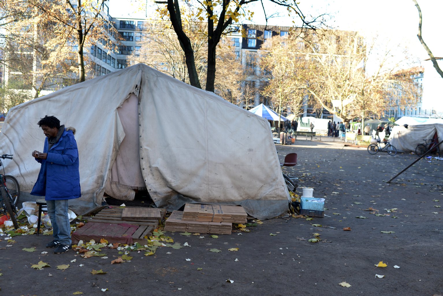 Das Flüchtlingscamp am Oranienplatz in Kreuzberg existiert nicht mehr.