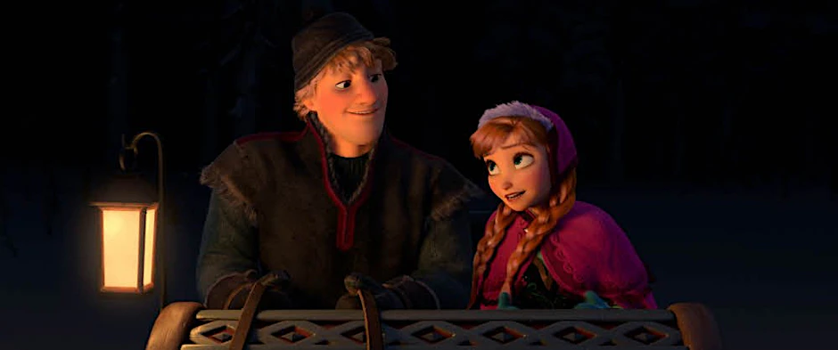 Kristoff und Anna begeben sich in ein Abenteuer.