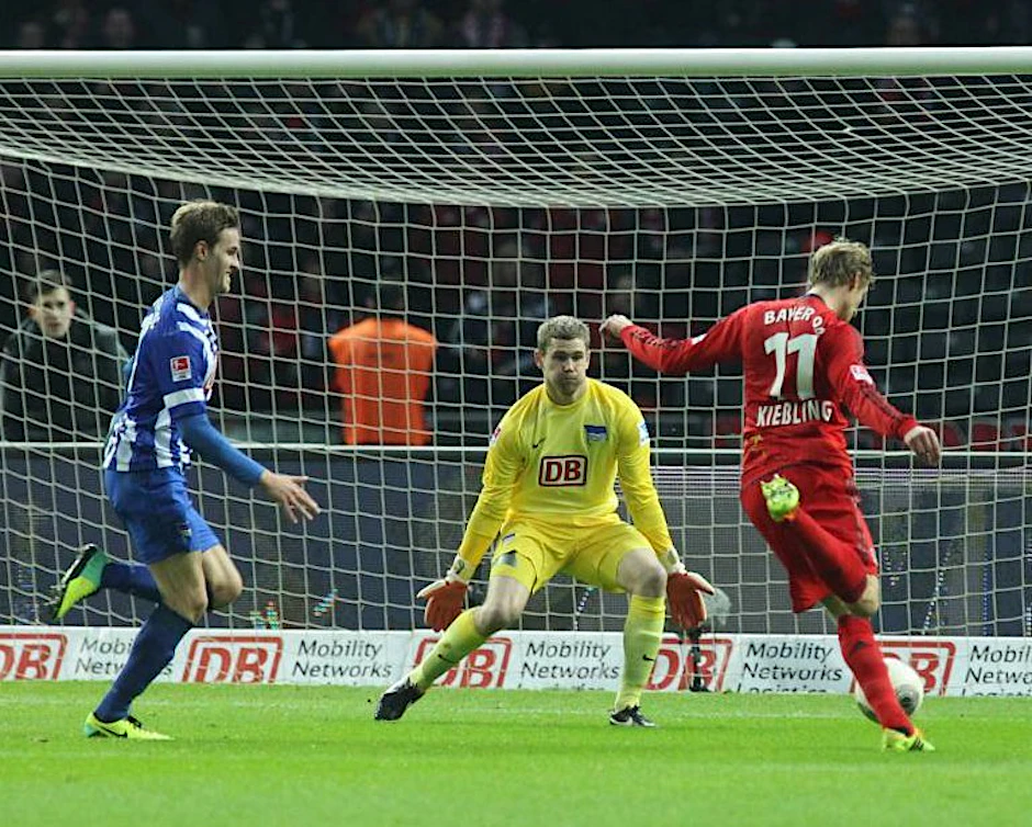 Wangen aufblasen und durch: Thomas Kraft, Herthas Nummer eins.