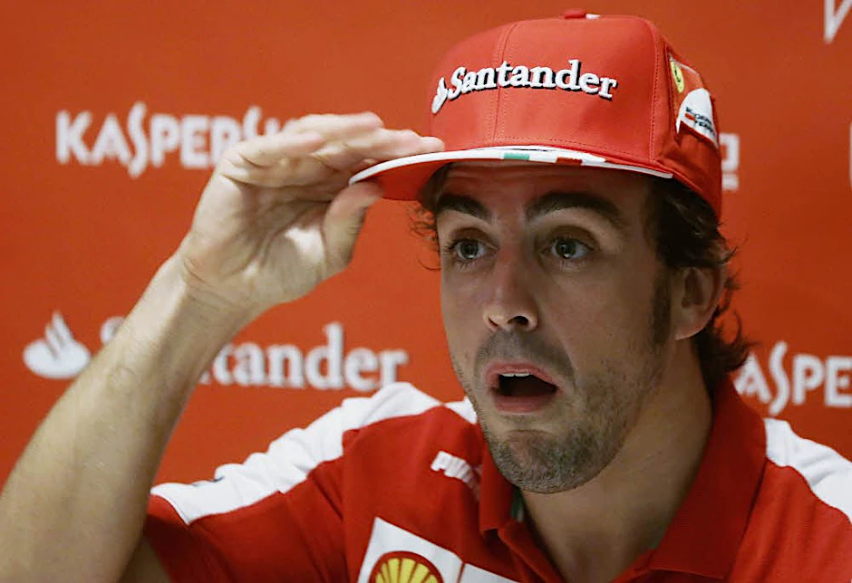 Der Kutscher Fernando Alonso.