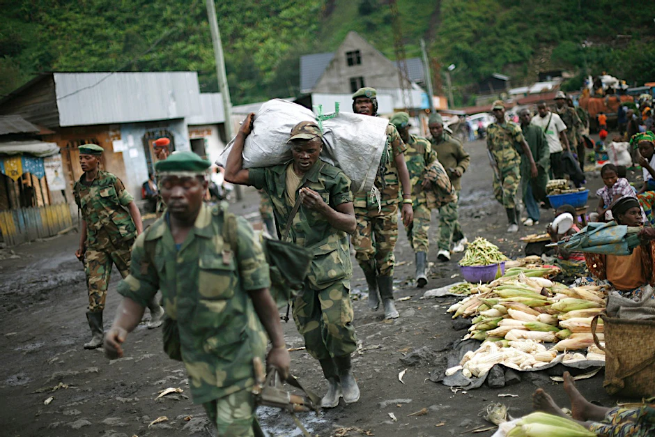 Kämpfer der M23-Miliz im Kongo (Archivbild, 2012).
