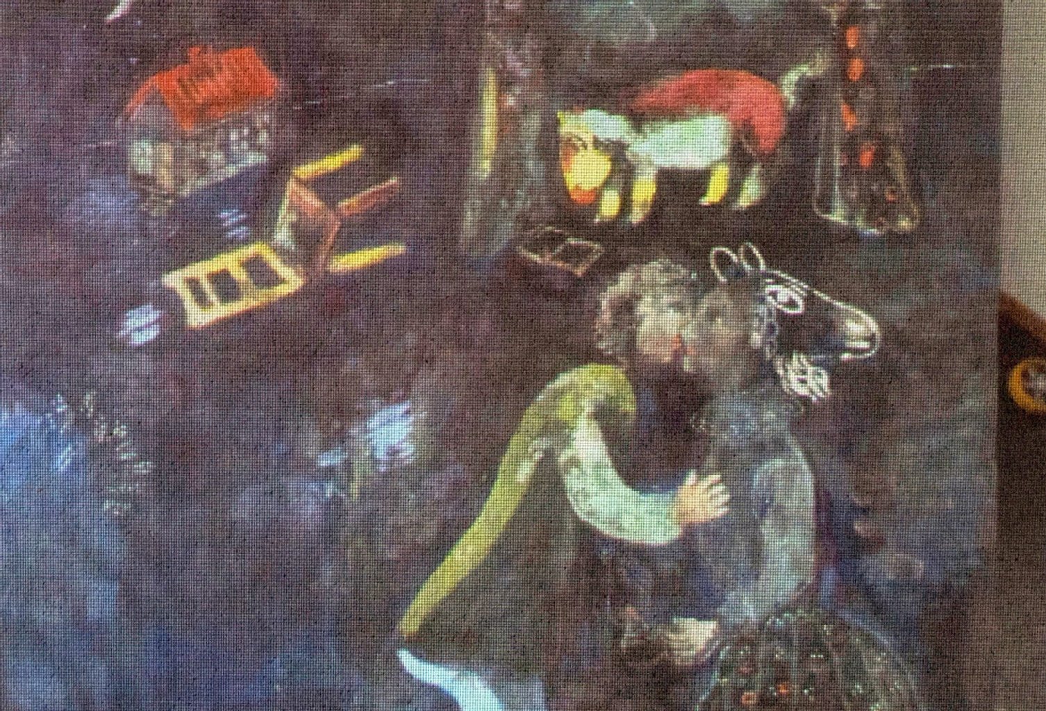 "Allegorische Szene" des franzöischen Malers Marc Chagall.