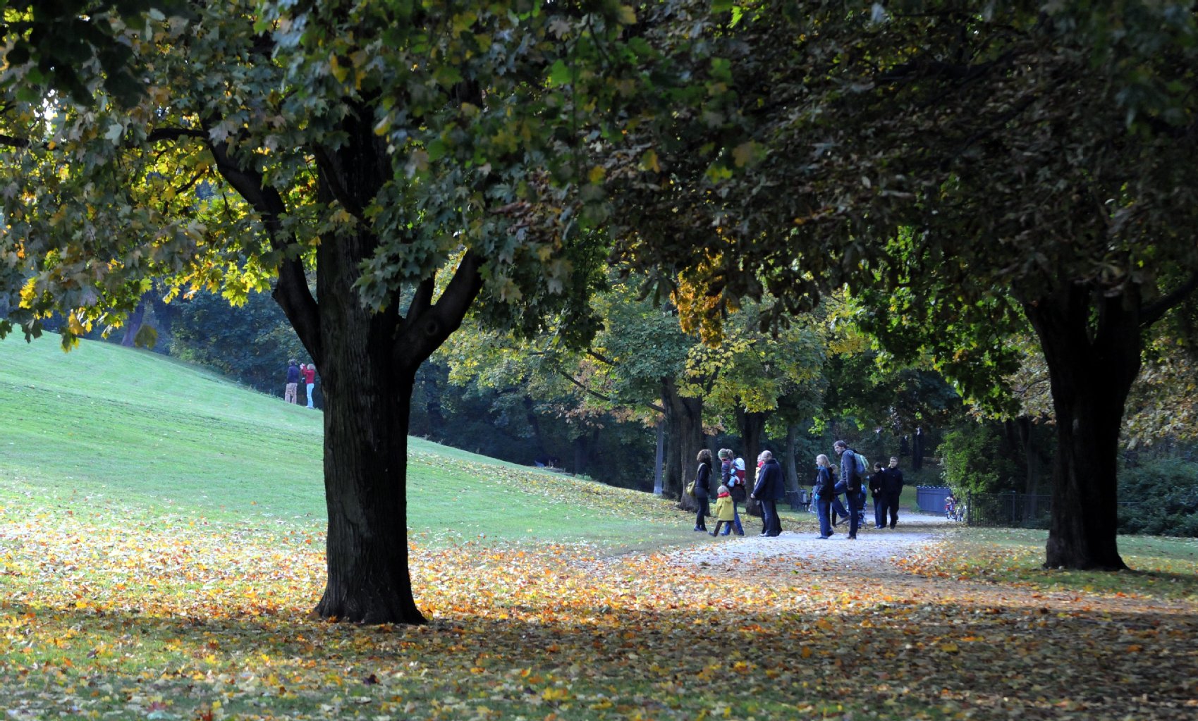 Für Outdoor-Aktivitäten wie Grillen, Picknicken, Laufen, Spazierengehen ist der Volkspark in Friedrichshain auch ein beliebter Treff- und Anziehungspunkt. Im Winter wird gerodelt.