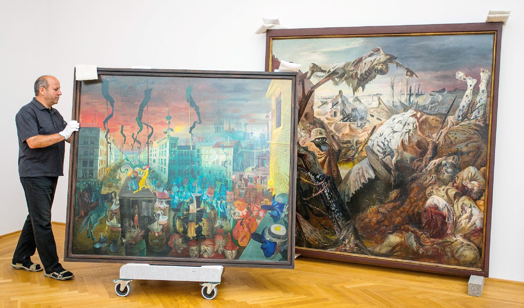 Otto Dix und  Hans Grundig: Dresdner Bilderwechsel