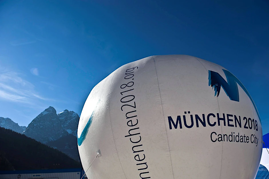 Dieser Ballon ist geplatzt, aber München will sich jetzt um die Ausrichtung der Winterolympiade 2022 bewerben.