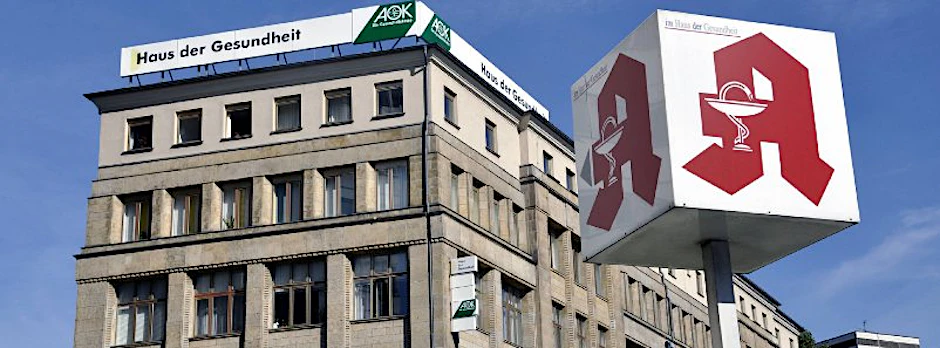 Das Haus der Gesundheit an der Karl-Marx-Allee.