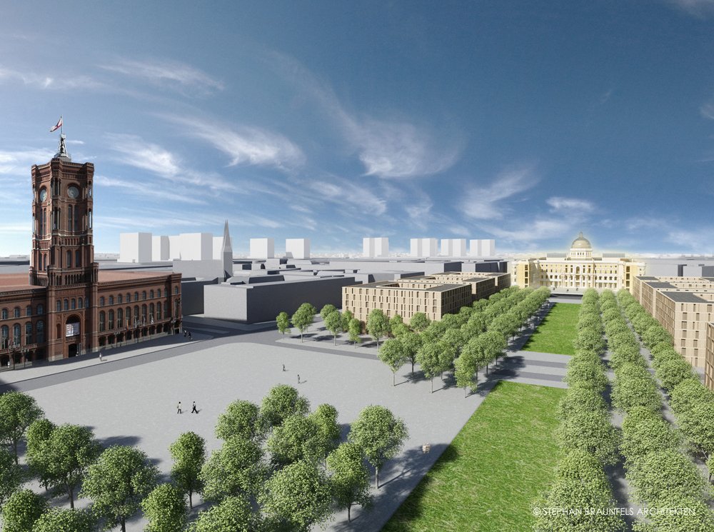 Perspektive am Rathausforum