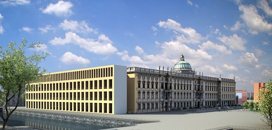 Weniger kostet auch weniger: Stefan Braunfels, der Architekt unter anderem von Bundestagsbauten in Berlin und der Münchner Pinakothek der Moderne will den Ostflügel für das Berliner Stadtschloss einfach weglassen - und damit 100 Millionen Euro sparen.