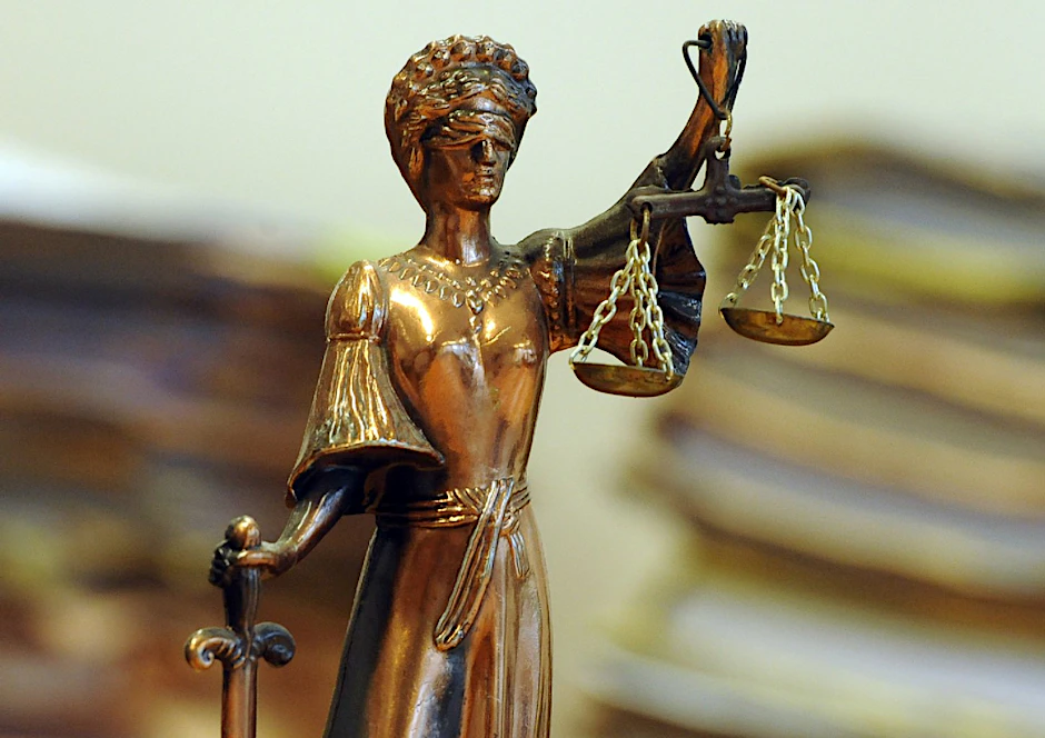 Justitia, die römische Göttin der Gerechtigkeit.