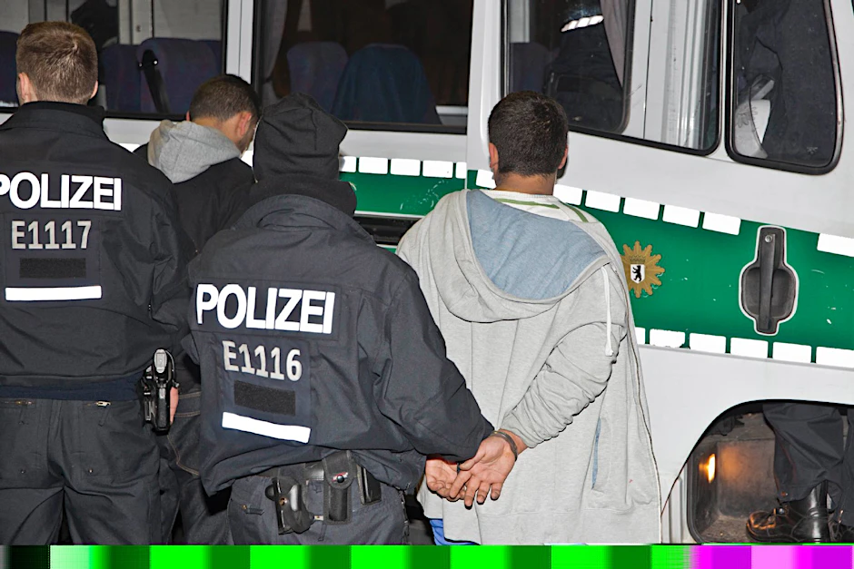 In Schöneberg nahm die Polizei mehrere Krawallmacher fest.