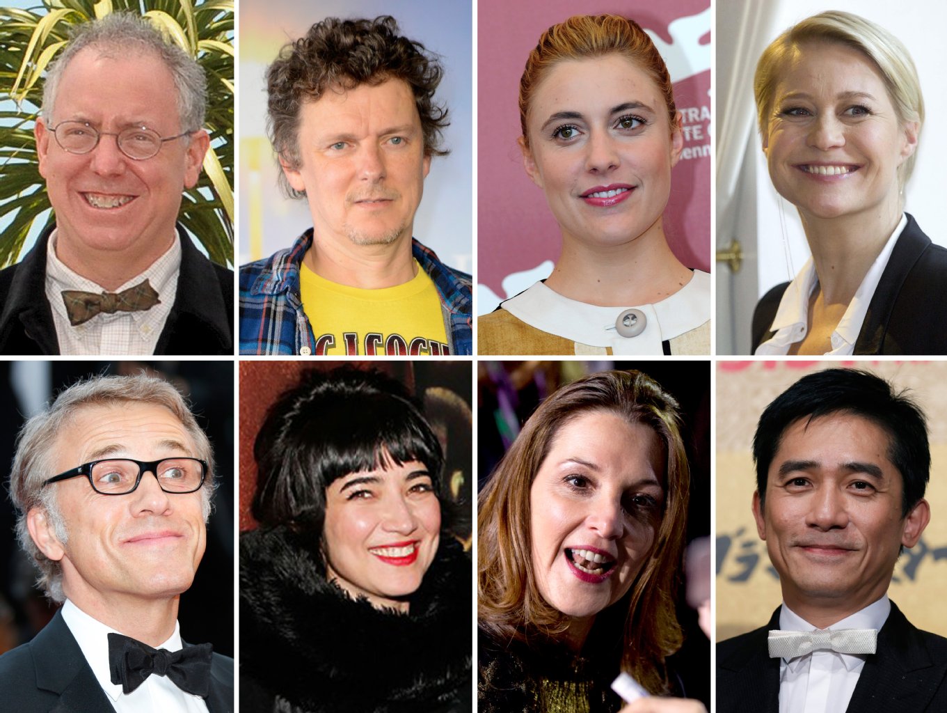 Das sind die Jury-Mitglieder der Berlinale 2014. Die iranische Malerin und Regisseurin Mitra Farahani (unten, 2. v. l.) lebt heute in Paris. Bekanntheit erlangte sie durch ihren Film "Just A Woman".