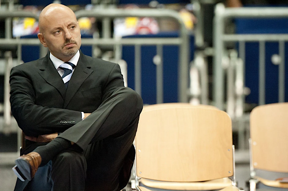 Albas Trainer Sasa Obradovic.