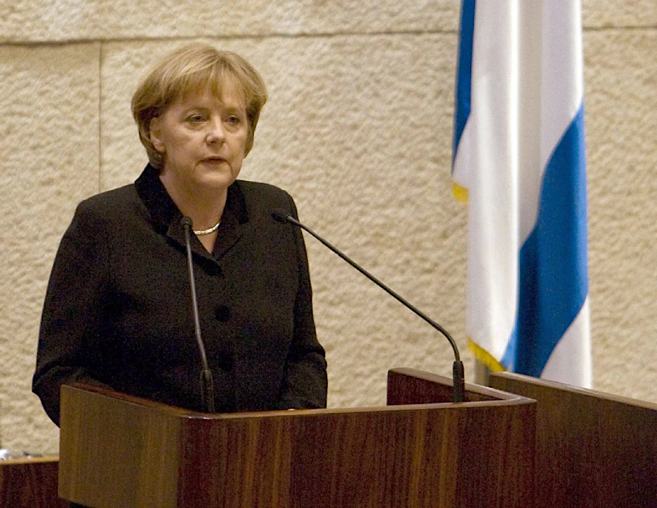 Anlässlich des 60. Jahrestages der Gründung des Staates Israel nimmt Bundeskanzlerin Angela Merkel an einer Plenarsitzung der Knesset teil (Archivbild, März 2008).