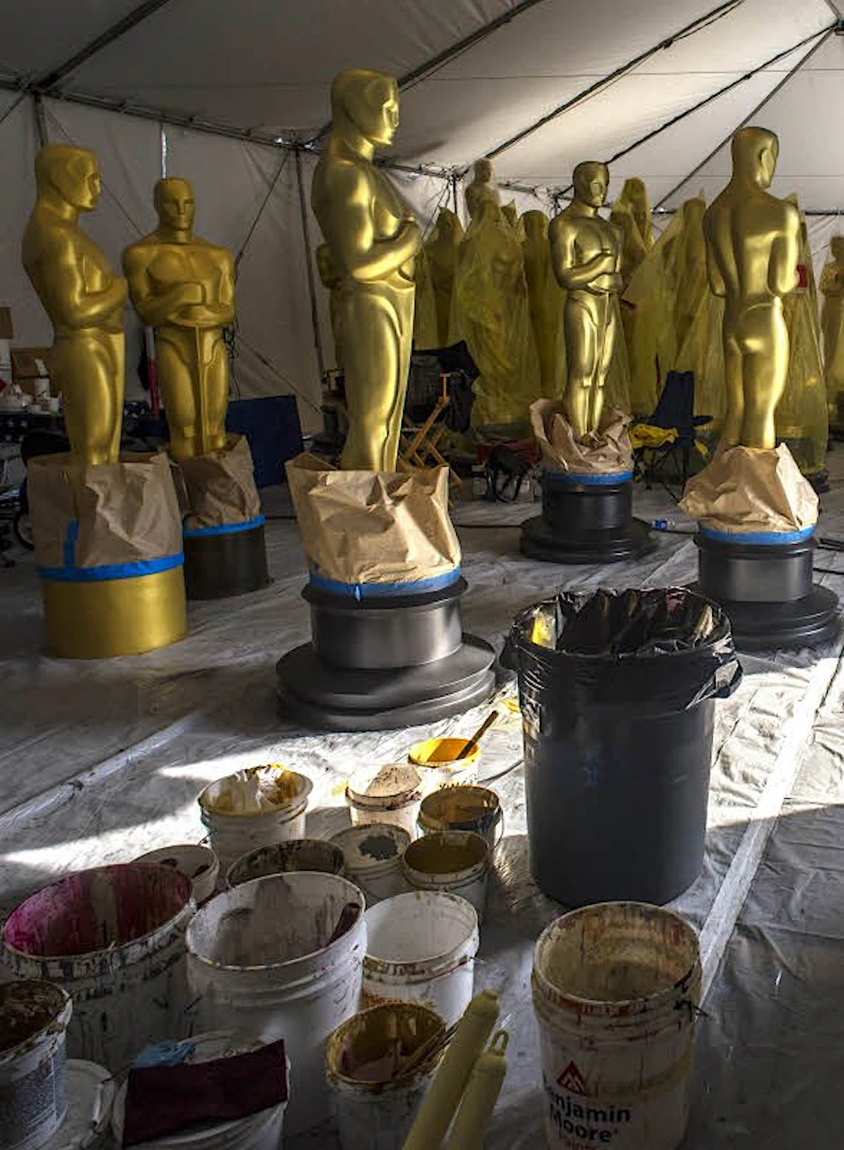 Frisch lackiert: Oscar-Statuen.