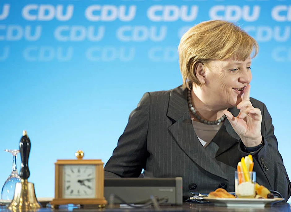 Schweigen ist manchmal hilfreich: Angela Merkel (CDU).
