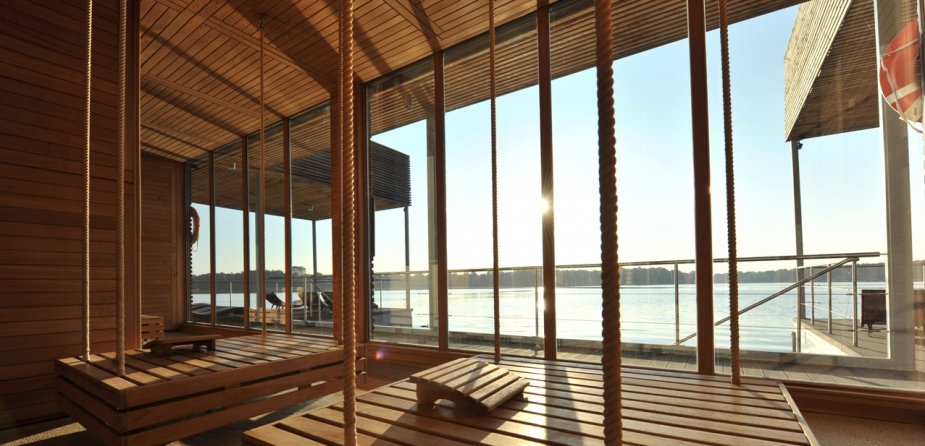 Seesauna in der Fontane-Therme.