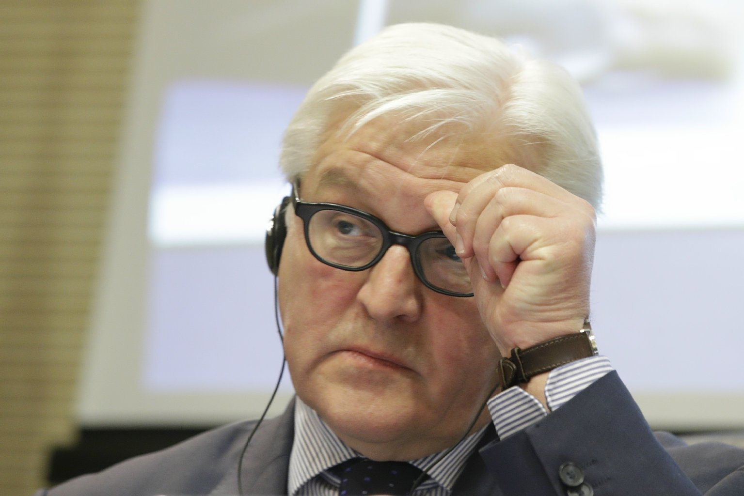 Frank Walter Steinmeier Miteinander reden, so lange es geht