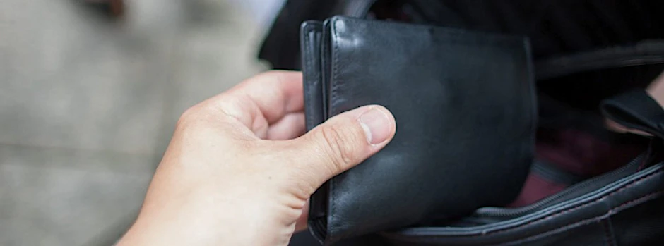 Griff in die Tasche: Geldbörsen und Handys sind besonders begehrt.