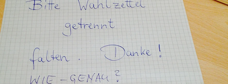 Ja, wie jetzt?