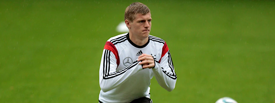 Toni Kroos im Trainingslager der Nationalelf.