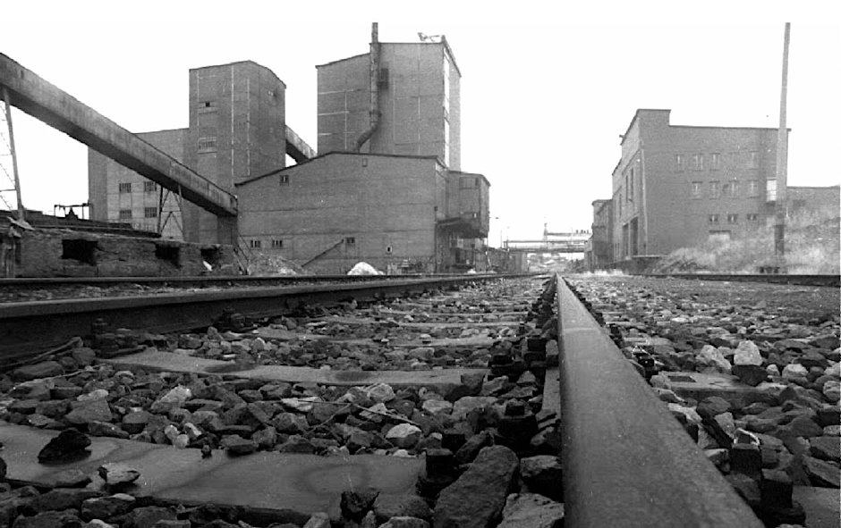 Aufnahme des geschlossenen Kaliwerks im thüringischen Bischofferode. (Archivbild von 1993)