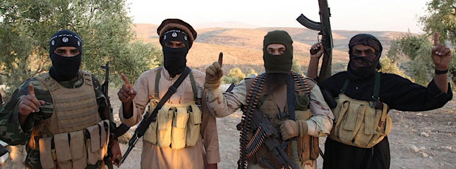 Kämpfer der Organisation Islamischer Staat.
