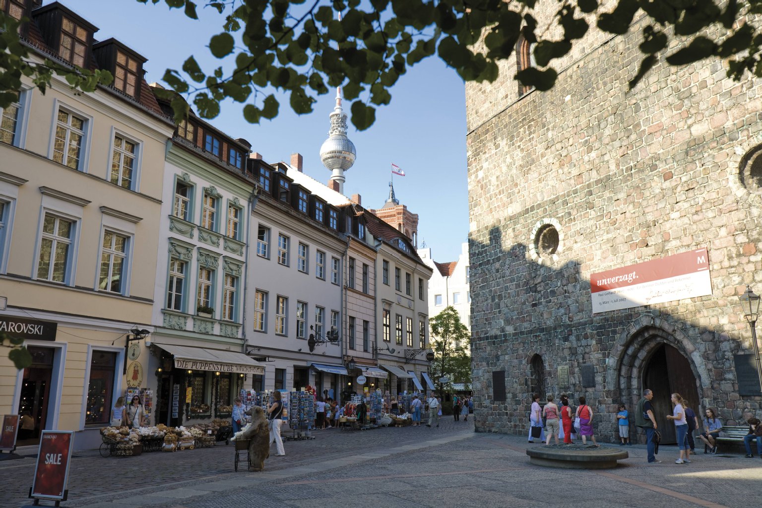Das Nikolaiviertel ist beliebt bei Berlin-Touristen.