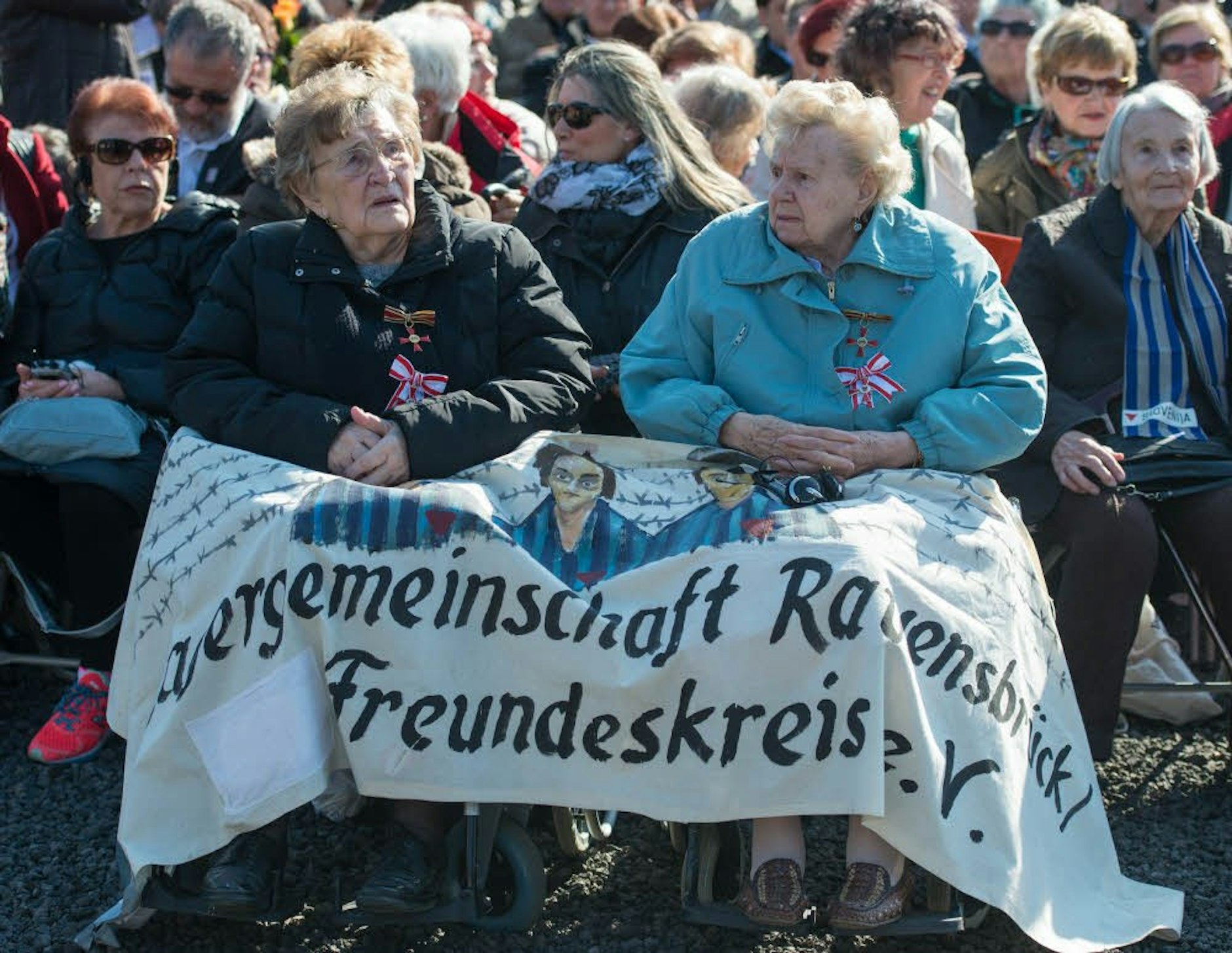 Befreiung der KZ Ravensbrück und Sachsenhausen 160 Überlebende
