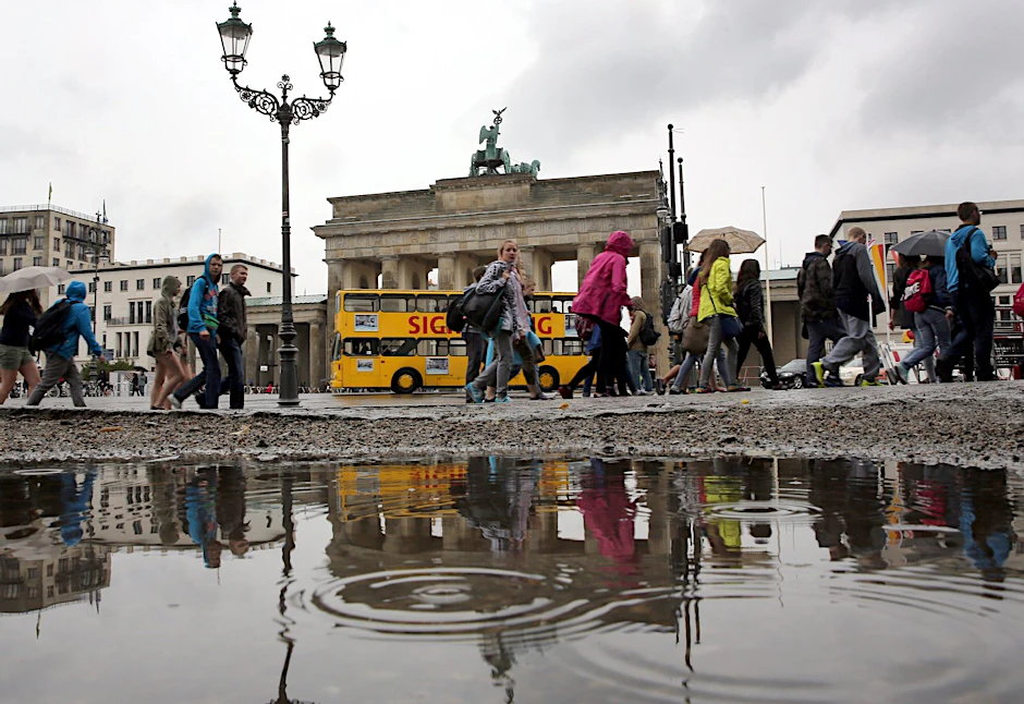 In Berlin ist es am Mittwoch bewölkt und regnerisch.