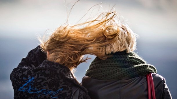 Wind und stürmische Böen