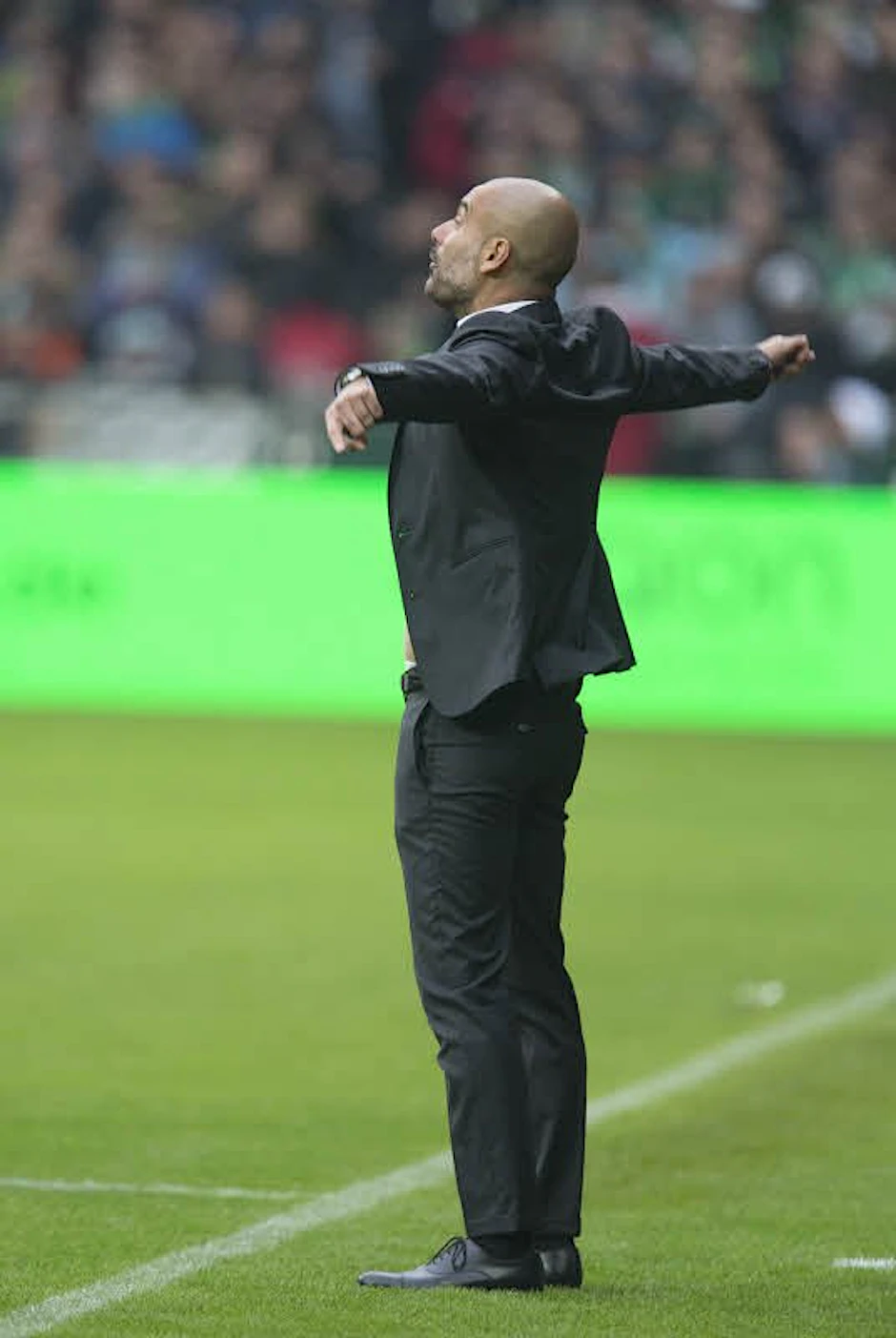 Träumt vom Fliegen: Bayern-Trainer Pep Guardiola.