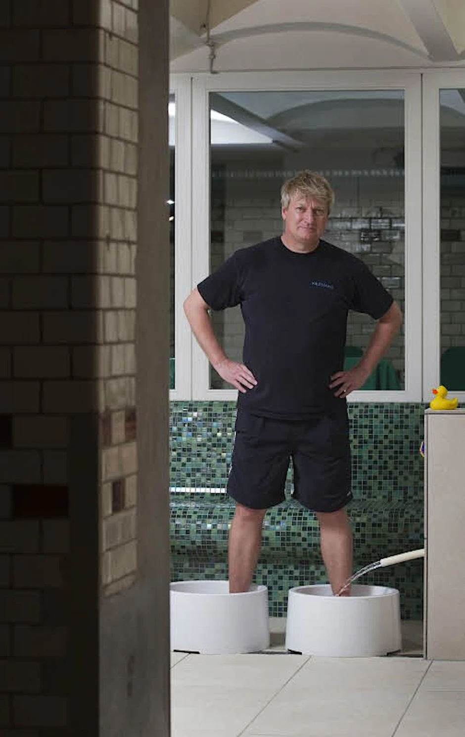 Vom Seemann zum Saunabetreiber: Jens Grabner in seiner Kiezsauna.