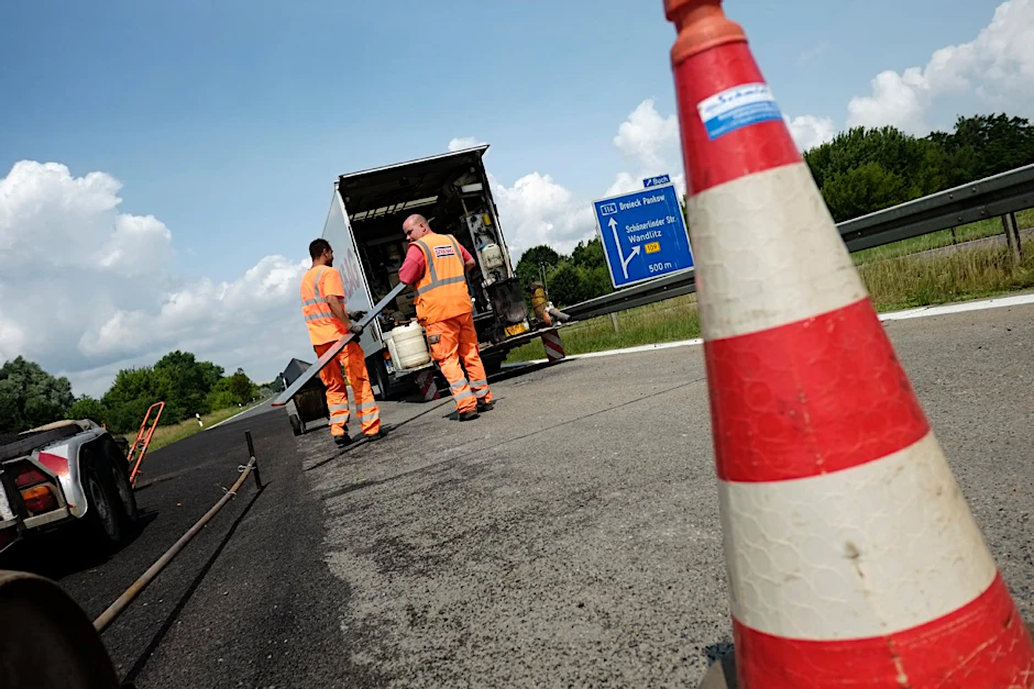 Von 2017 an wird auch auf dem Zubringer zum Dreieck Pankow, der A 114, gearbeitet. Er wird komplett neu gebaut.