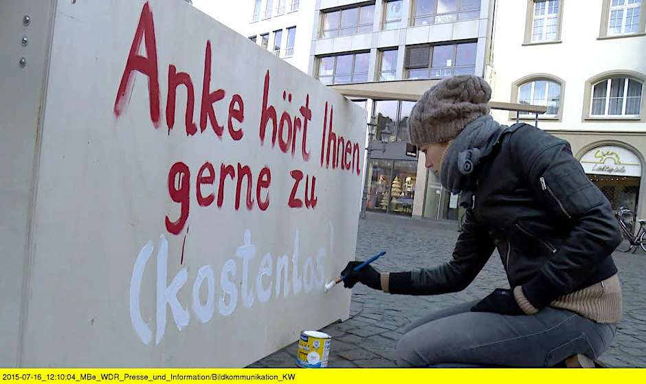 Das tröstet doch, wenn wenigstens Anke Engelke einem gern zuhört.