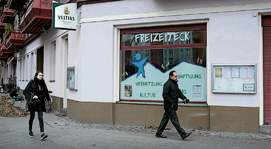 Im Freizeiteck in der Graunstraße treffen sich Anwohner und halten die Geschichte ihres Viertels lebendig.