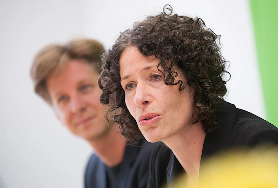 Am Freitag stellten die Landesvorsitzenden Bettina Jarasch und Daniel Wesener ihr Positionspapier vor.