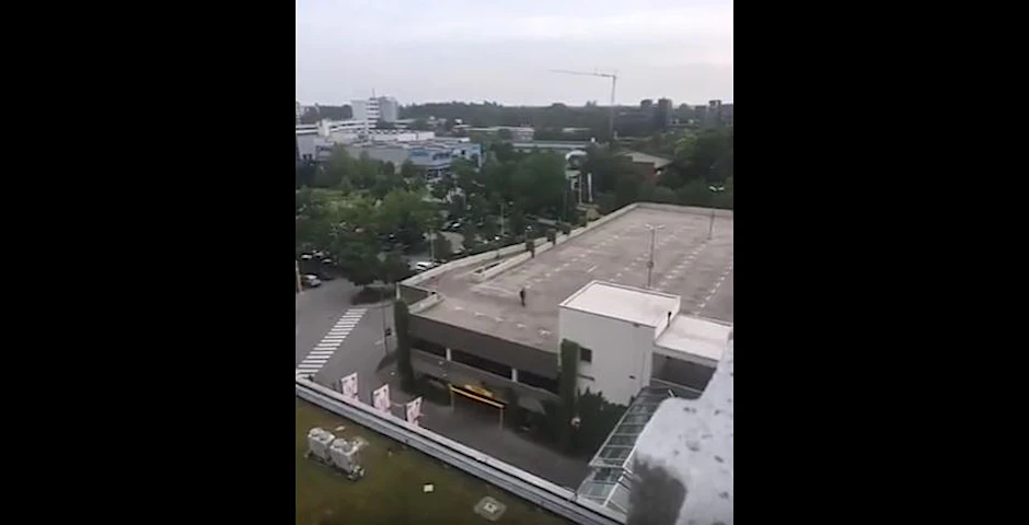 Das Video tauchte auf Twitter auf.