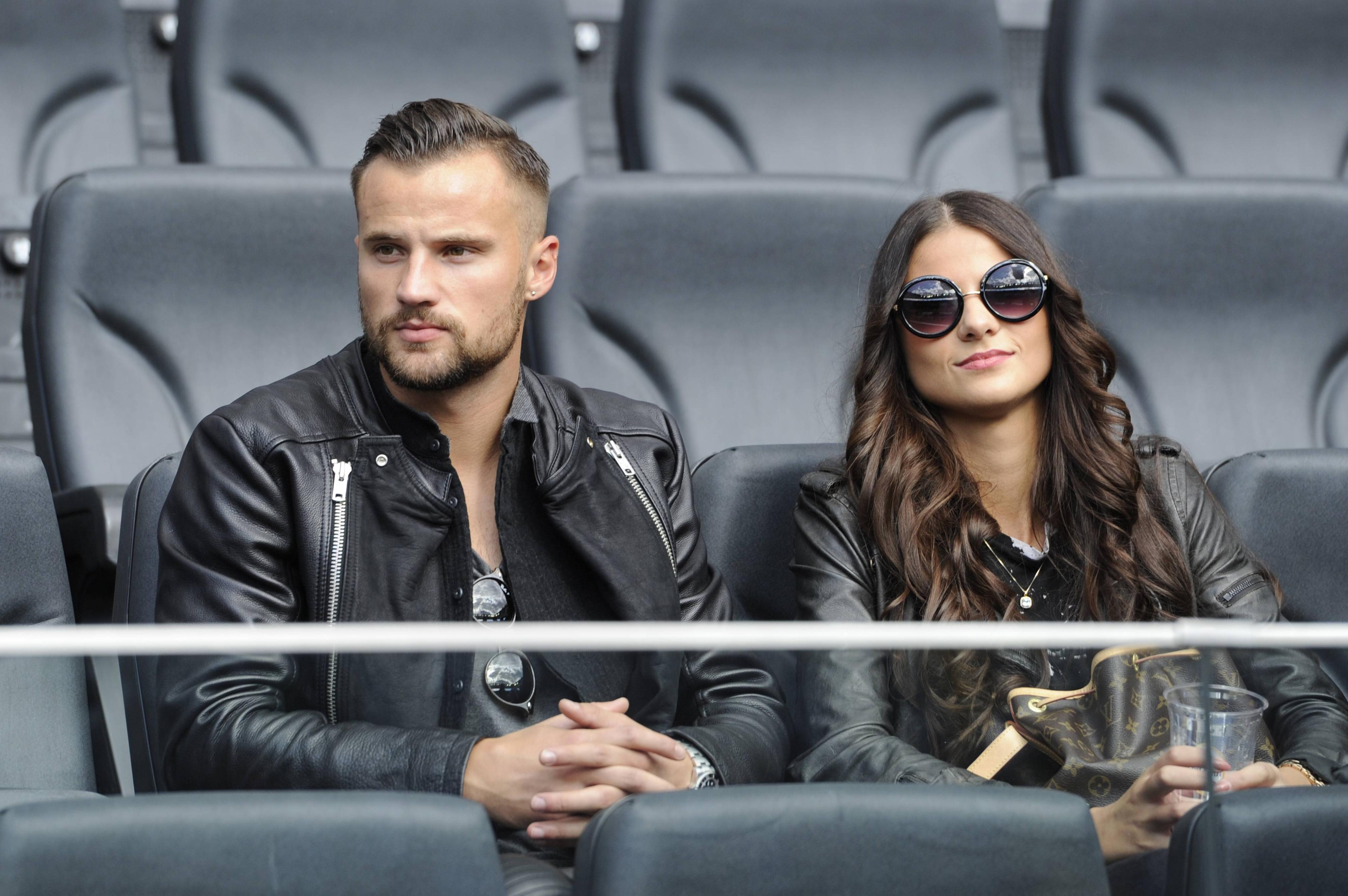 Haris Seferovic (l.) mit Freundin Amina.
