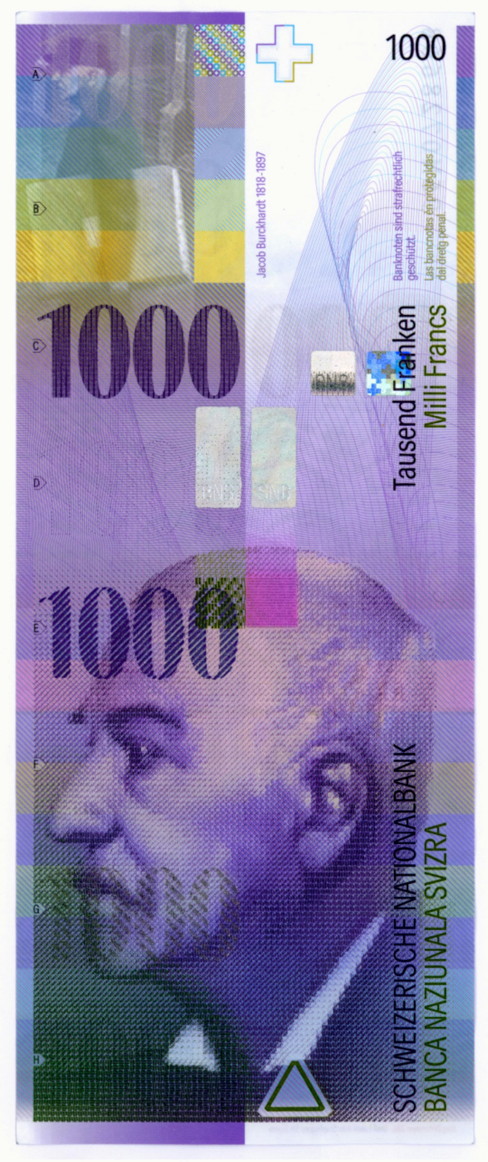 Bargeld: 1000-Franken-Schein bleibt 500-Euro-Schein verschwindet