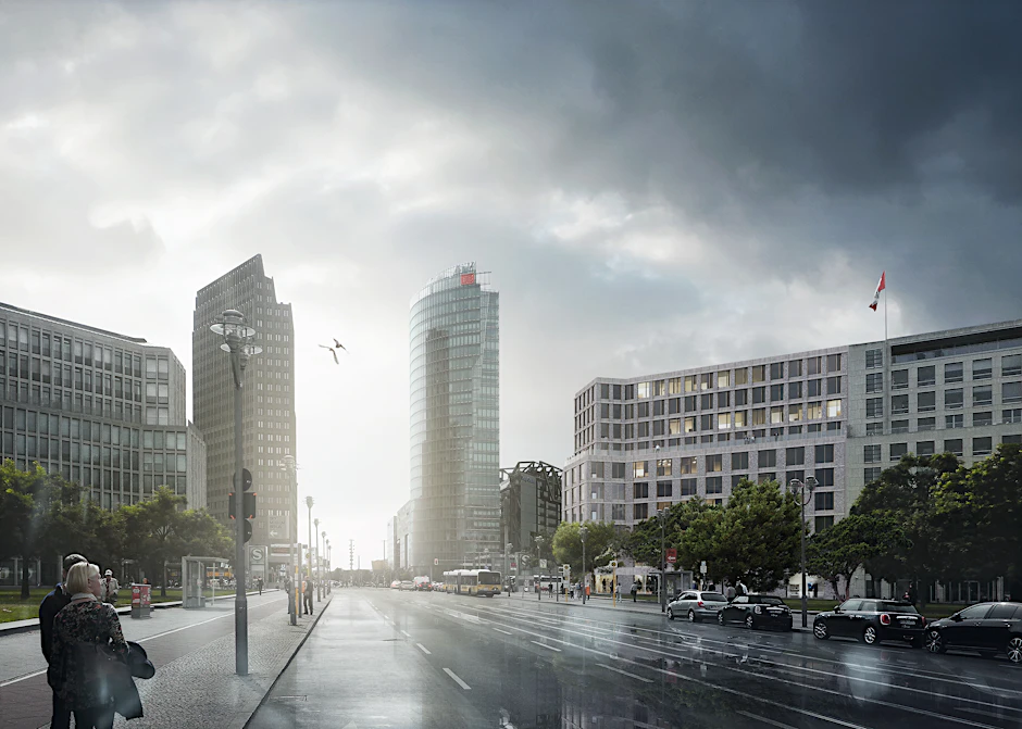 Die letzte Baulücke auf dem Leipziger Platz im Zentrum Berlins wird bald geschlossen.