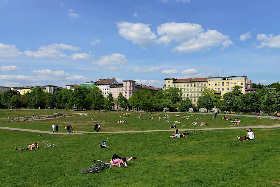 Der Görlitzer Park in Berlin-Kreuzberg.