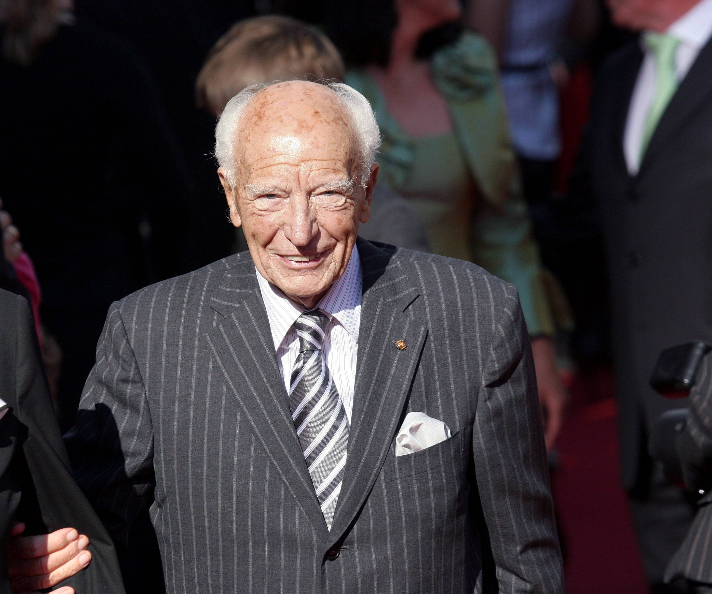 Walter Scheel bei einer Gala in Leipzig im Jahr 2007.