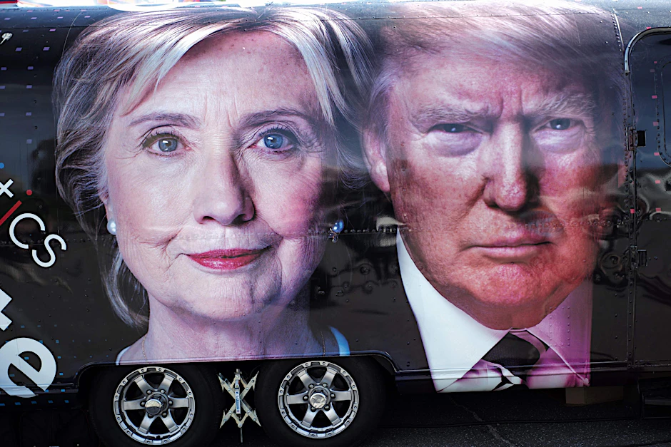 Hillary Clinton und Donald Trump.