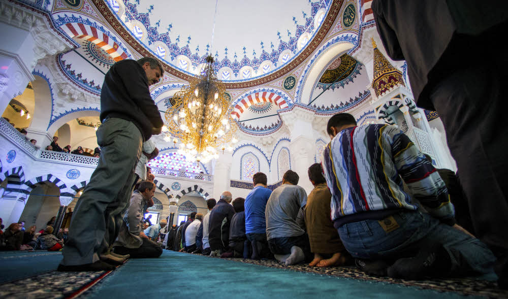 Die Sehitlik-Moschee am Columbiadamm öffnet am Montag ihre Pforten für die Öffentlichkeit.