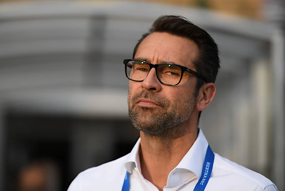 „Es muss doch mehr als nur zwei Mal im Jahr möglich sein, dass das Olympiastadion voll ist. Zum Beispiel am Sonntag gegen Schalke“: Michael Preetz.