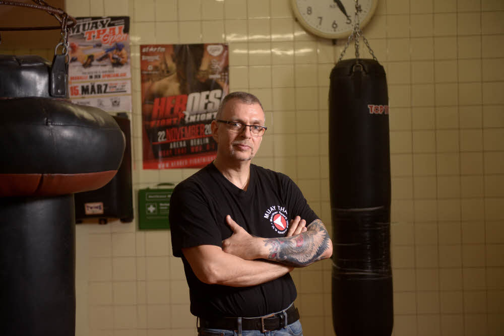 Joachim Schmidt, 58: Der Kampfsporttrainer musste erst lernen, sich im Kiez zurechtzufinden.