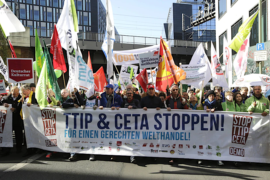 Am Sonnabend finden in ganz Deutschland Demos gegen gegen die geplanten Freihandelsabkommen Ceta und TTIP statt.