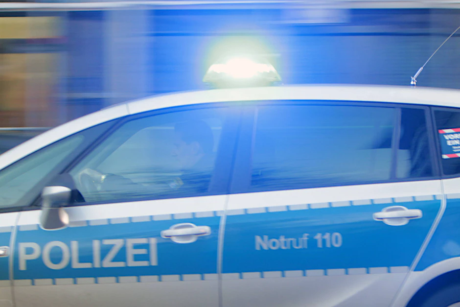 Die Polizei im Einsatz.